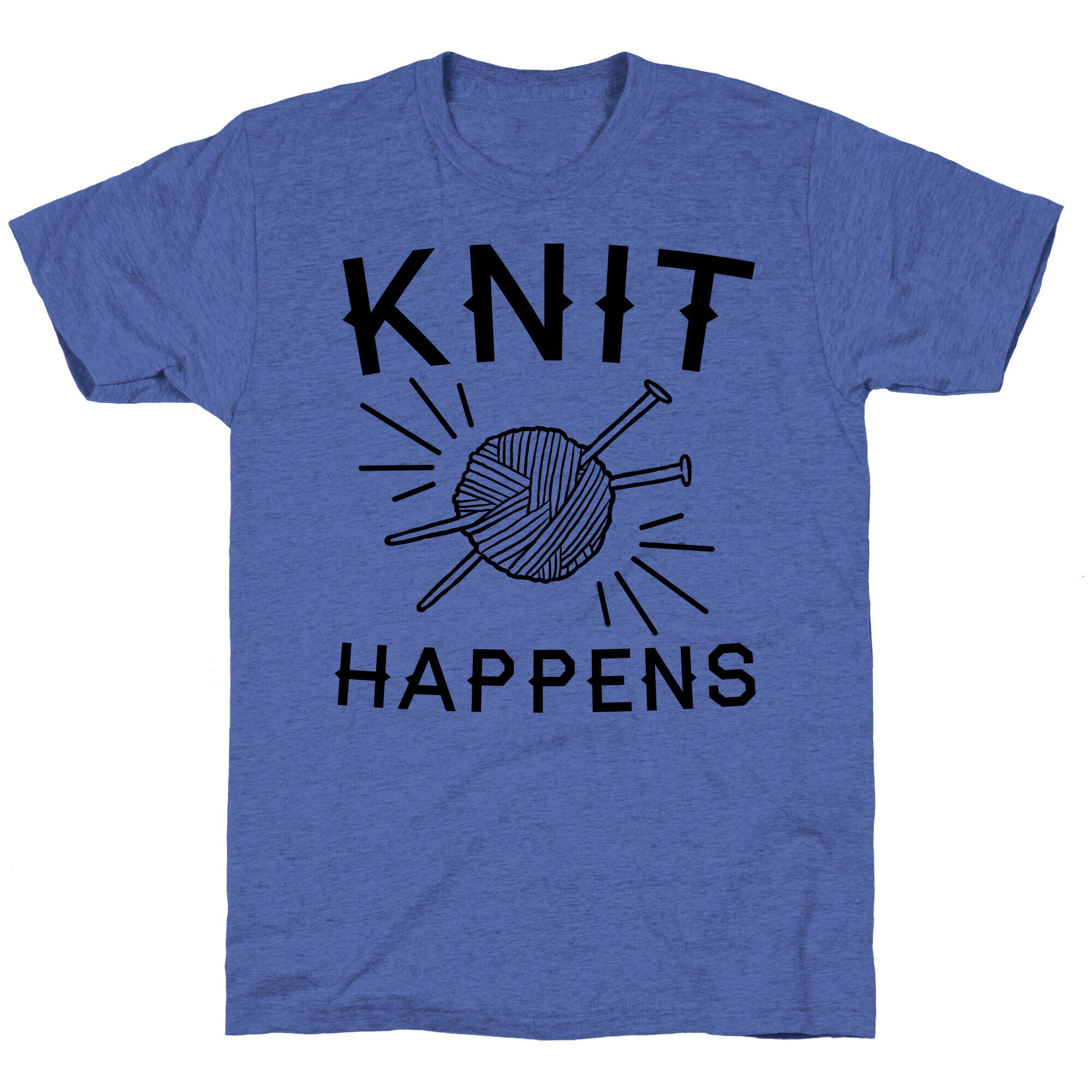 Knit Happens Unisex Triblend Tee
